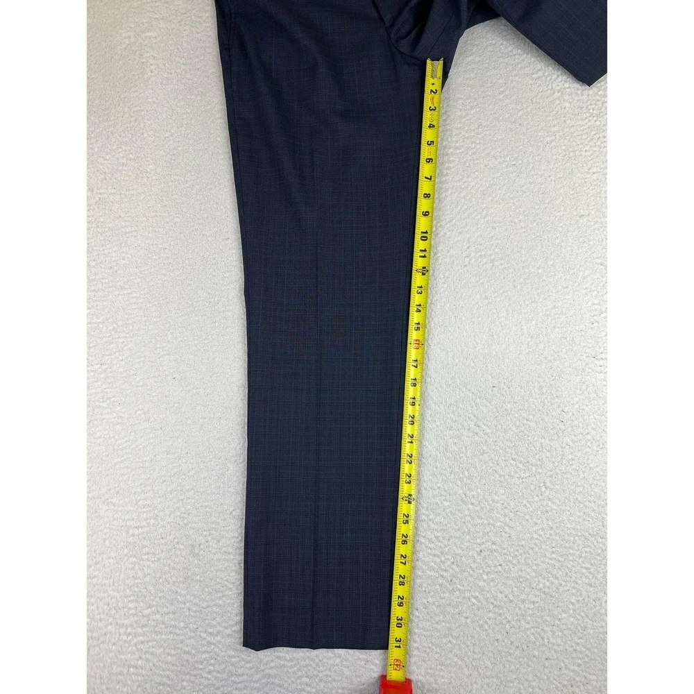 Banana Republic Dress Pants Mens 33x32 Blue Performance Wool Slim Fit NEW
